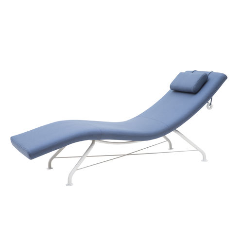 Moderne Sonnenliege - SENSE - SOFTLINE - Stoff / Stahl / Contract