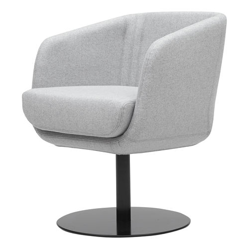 Moderner Sessel - SHELLY - SOFTLINE - Stoff / mit abnehmbarem Bezug / orange