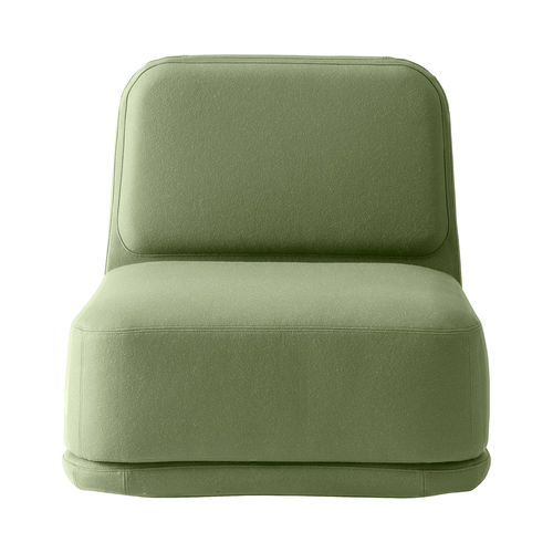 Moderner Kaminsessel - STANDBY Medium - SOFTLINE - Stoff / mit abnehmbarem Bezug / Farbe anpassbar