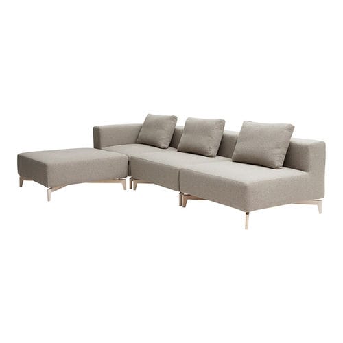 Modulsofa - PASSION - SOFTLINE - modern / Stoff / mit abnehmbarem Bezug