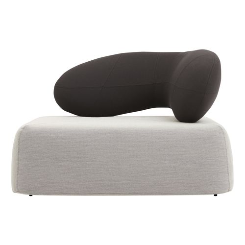 Kaminsessel / organisches Design - CHAT - SOFTLINE - Stoff / mit abnehmbarem Bezug / Farbe anpassbar