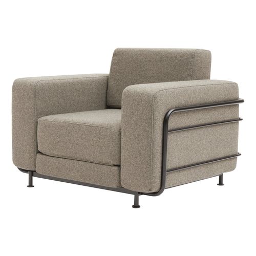 Moderner Sessel - SILVER - SOFTLINE - Stoff / Stahl / mit abnehmbarem Bezug