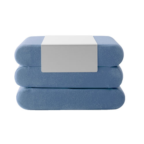 Modernes Sitzkissen - BINGO - SOFTLINE - Stoff / quadratisch / modular