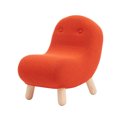 Moderner Kaminsessel - BOB - SOFTLINE - Stoff / Esche / für Kinder