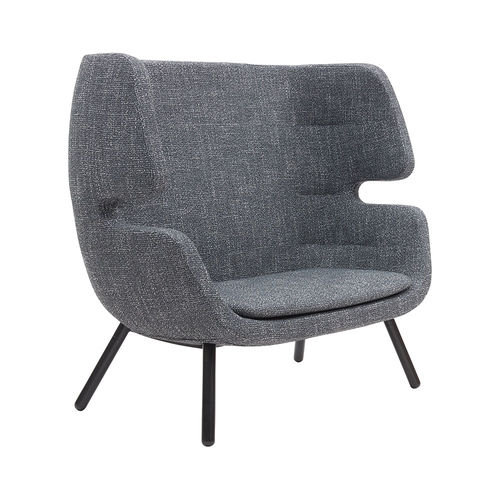 Kompaktes Sofa - MOAI - SOFTLINE - modern / Stoff / mit abnehmbarem Bezug