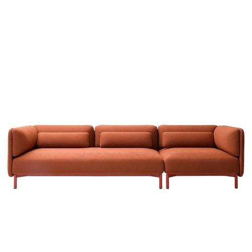 Modulsofa - JUNTO - SOFTLINE - modern / Stoff / mit abnehmbarem Bezug