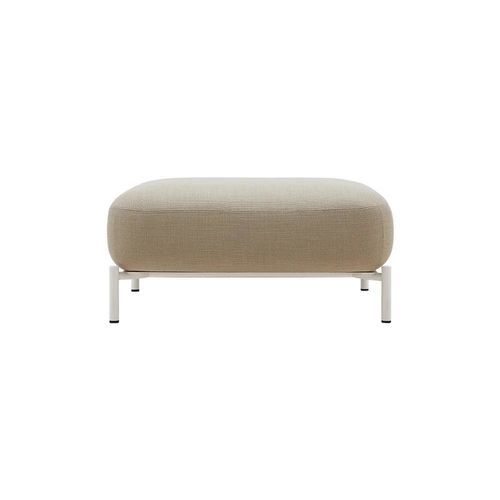 Ottomane / minimalistisches Design - CLUB POUF - SOFTLINE - Stahl / quadratisch / modular