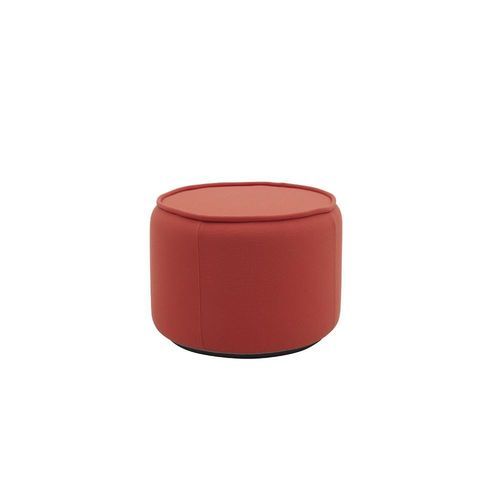 Moderne Ottomane - TOM - SOFTLINE - Stoff / rund / mit abnehmbarem Bezug