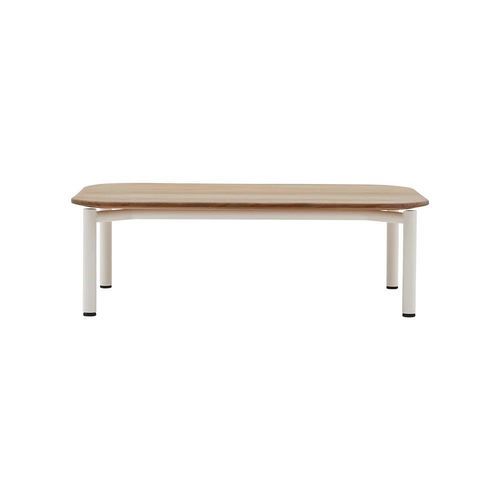 Tisch / minimalistisches Design - CLUB - SOFTLINE - Esche / Gestell aus Metall / rechteckig