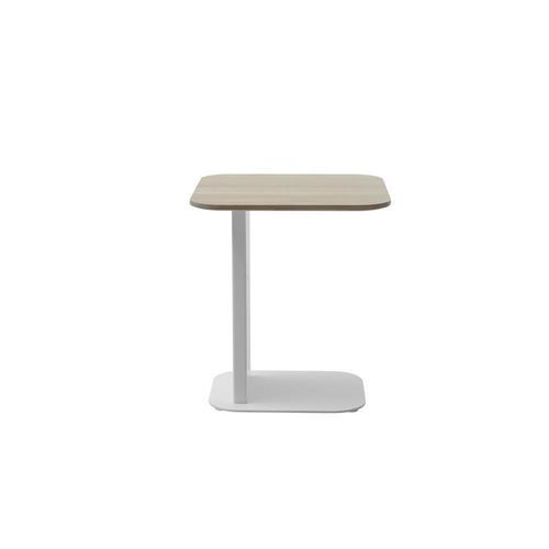 Moderner Beistelltisch - CHOCO SIDE - SOFTLINE - MDF-Laminat / Gestell aus Metall / gebogen