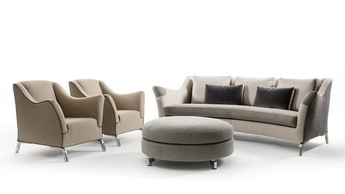 Klassisches Sofa - CHARM - Sormani - Stoff / mehrfarbig / 3 Plätze