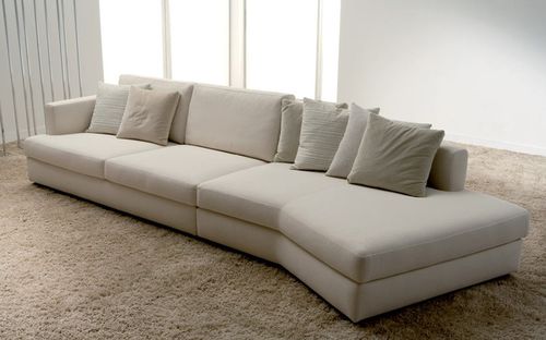 Modulsofa - MOVE - Sormani - modern / Stoff / mit abnehmbarem Bezug
