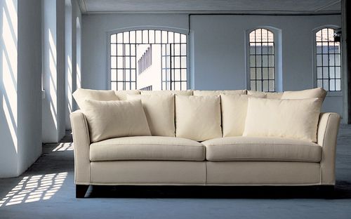 Klassisches Sofa - POPPY NEW  - Sormani - Stoff / beige / Fünfsitzer