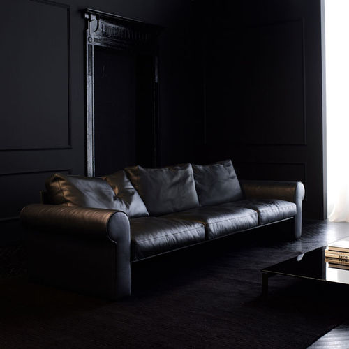 Klassisches Sofa - BOSTON - Swan Italia - Stoff / Leder / Contract