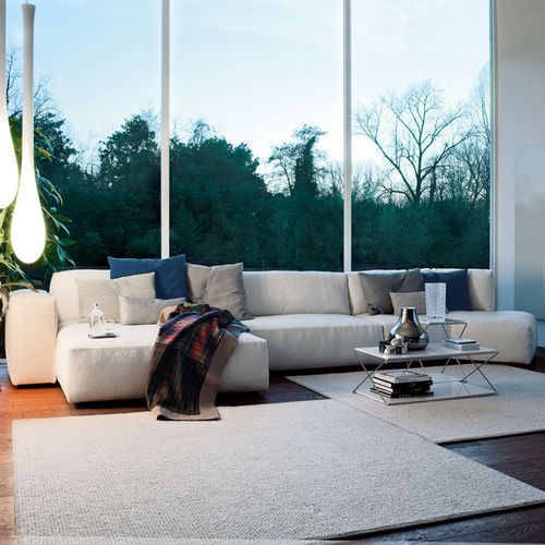 Modulsofa - BOXER - Swan Italia - modern / Stoff / Leder