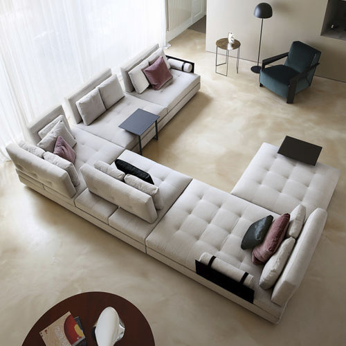 Modulsofa - HEMINGWAY - Swan Italia - modern / Stoff / Leder