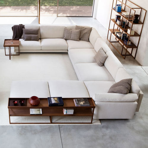 Modulsofa - HOST - Swan Italia - halbrund / modern / Stoff