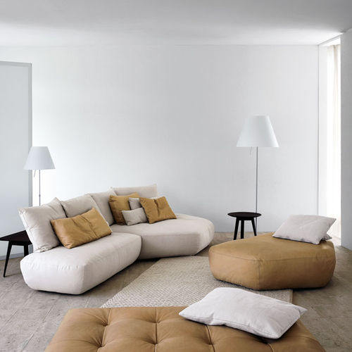 Modulsofa - PACK - Swan Italia - modern / Stoff / Leder
