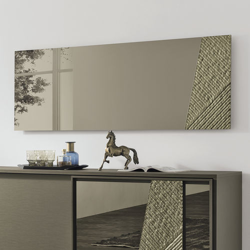 Wandmontierter Spiegel - ISIDE 170 - Target Point - modern / rechteckig / gewölbtes Glas