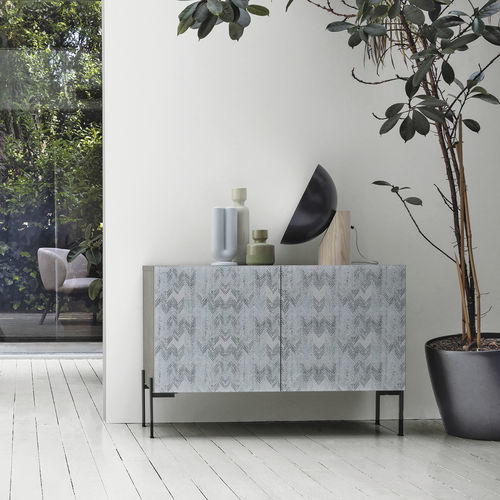 Wandmontiertes Sideboard - DAFNE 120 - Target Point - modern / aus lackiertem Metall / Laminat