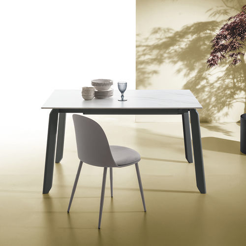 Moderner Tisch - EFESTO - Target Point - Glas / Laminat / Feinsteinzeug