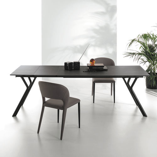 Moderner Tisch - KATANA 160 - Target Point - Hartglas / Laminat / Feinsteinzeug