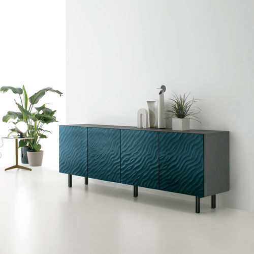 Modernes Sideboard - ALTEA 220 - Target Point - Metall / Laminat / Glas