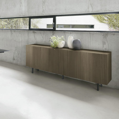 Modernes Sideboard - DEMETRA 220 - Target Point - Metall / Laminat / mit Schwingtür