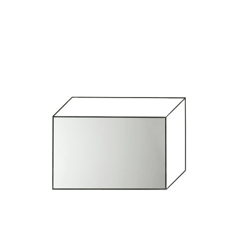 Wandmontierter Spiegel - SGUARDO - Target Point - modern / rechteckig / Metall