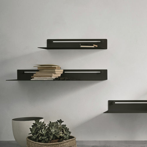 Wandmontiertes Regal - MODULAR 60 - Target Point - modern / Metall / schwarz