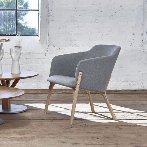 Moderner Sessel - Split - TON a.s. - Stoff / Leder / Buche