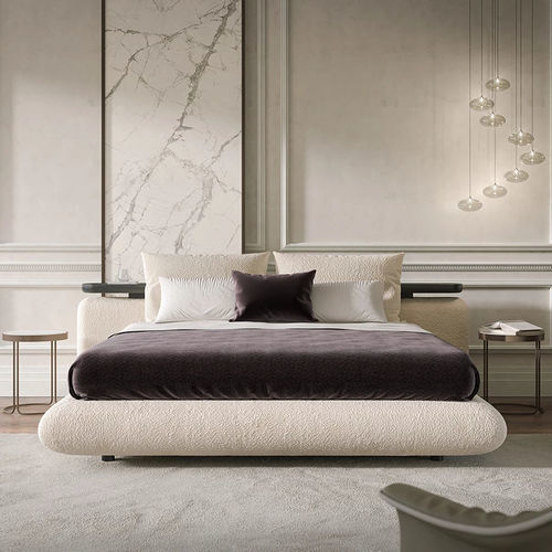 Doppelbett - ALIANTE - Tonin Casa - modern / gepolstertes Kopfteil / Made in Italy