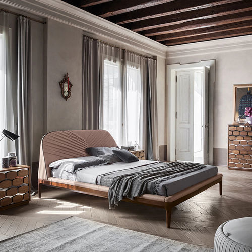 Doppelbett - MICHELANGELO - Tonin Casa - modern / Polster / gepolstertes Kopfteil