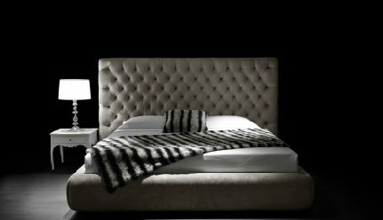 Doppelbett - PARIS - Valmori - modern / Polster / gepolstertes Kopfteil