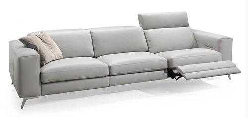 Modernes Sofa - MOVING - Valmori - Stoff / Leder / schrägstellbar