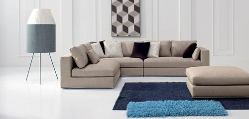Modulsofa - SOHO ISLAND - Valmori - modern / Stoff / Leder