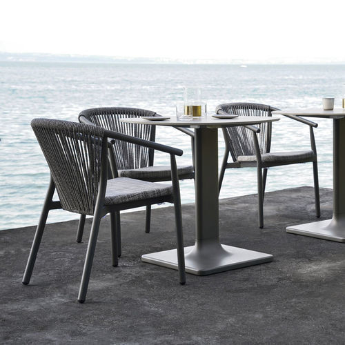 Moderner Gartenstuhl - SMART - Varaschin - für Terrasse / für Strand / Stoff