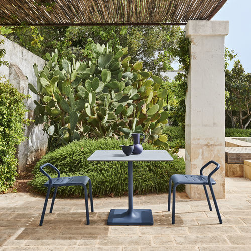 Moderner Gartenstuhl - Noss Easy - Varaschin - für Terrasse / für Poolrand / Aluminium
