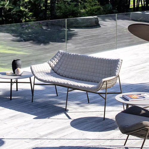 Modernes Sofa - SUMMER SET - Varaschin - für Garten / für Terrasse / abperlendes Gewebe