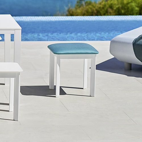 Moderner Hocker - SYSTEM - Varaschin - Stoff / Gestell aus Aluminium / Polster