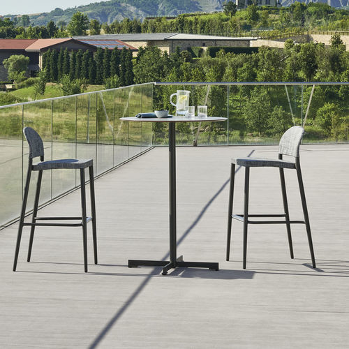 Tischgestell / pulverbeschichteter Stahl - SUMMER SET - Varaschin - modern / für Stehtisch / mit 4 Tischbeinen