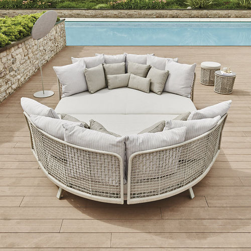 Modulsofa - Emma Family - Varaschin - halbrund / modern / für Außenbereich