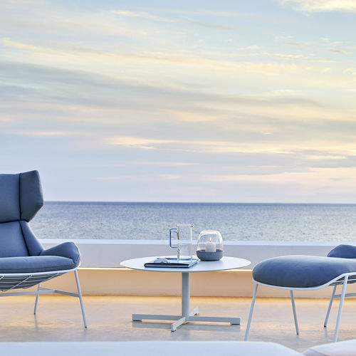 Tischgestell / pulverbeschichteter Stahl - SUMMER SET - Varaschin - modern / für Couchtisch / mit 4 Tischbeinen