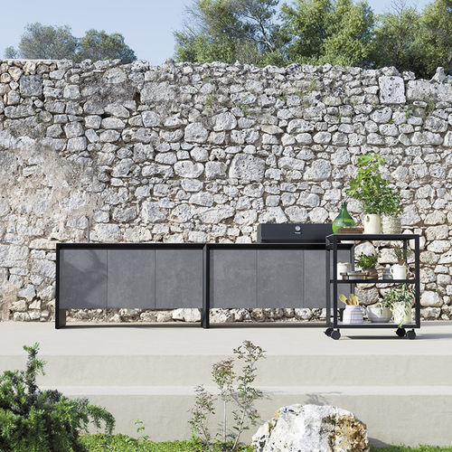 Outdoor-Küche - COOKING - Varaschin - modern / Aluminium / Keramik