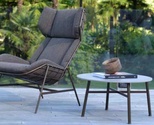 Moderner Couchtisch - SUMMER SET - Varaschin - Keramik / HPL / Marmor