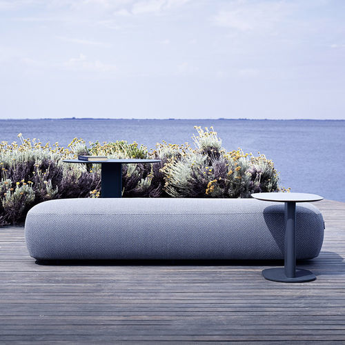 Moderner Fußschemel - REUSE  - Varaschin - Stoff / für Terrasse / für Poolrand