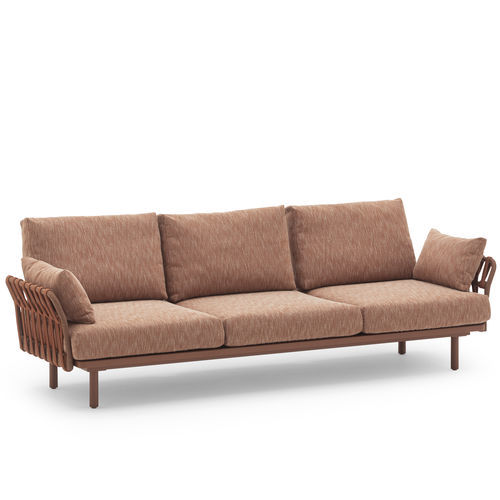 Modernes Sofa - EMMA CROSS  - Varaschin - für den Außenbereich / Acrylgewebe / mit Armlehnen