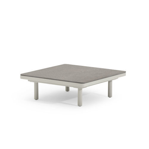 Moderner Couchtisch - EMMA CROSS - Varaschin - Keramik / HPL / Gestell aus gestrichenem Aluminium