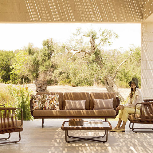 Modernes Sofa - BABYLON  - Varaschin - für Garten / für Terrasse / Stoff