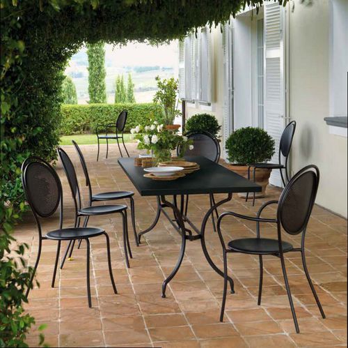 Klassischer Gartenstuhl - PA100 - Vermobil - für Außenbereich / Metall / stapelbar